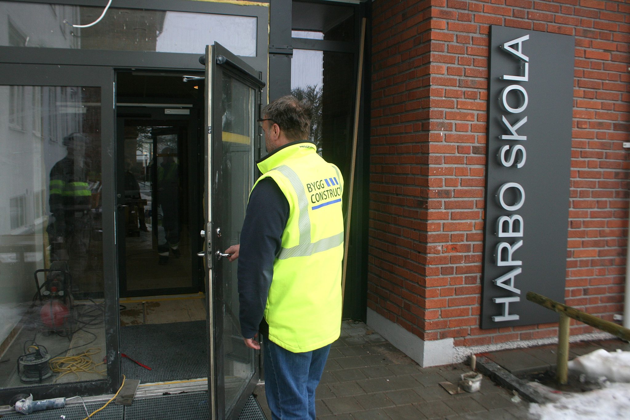Slutspurten för skolbygget i Harbo!