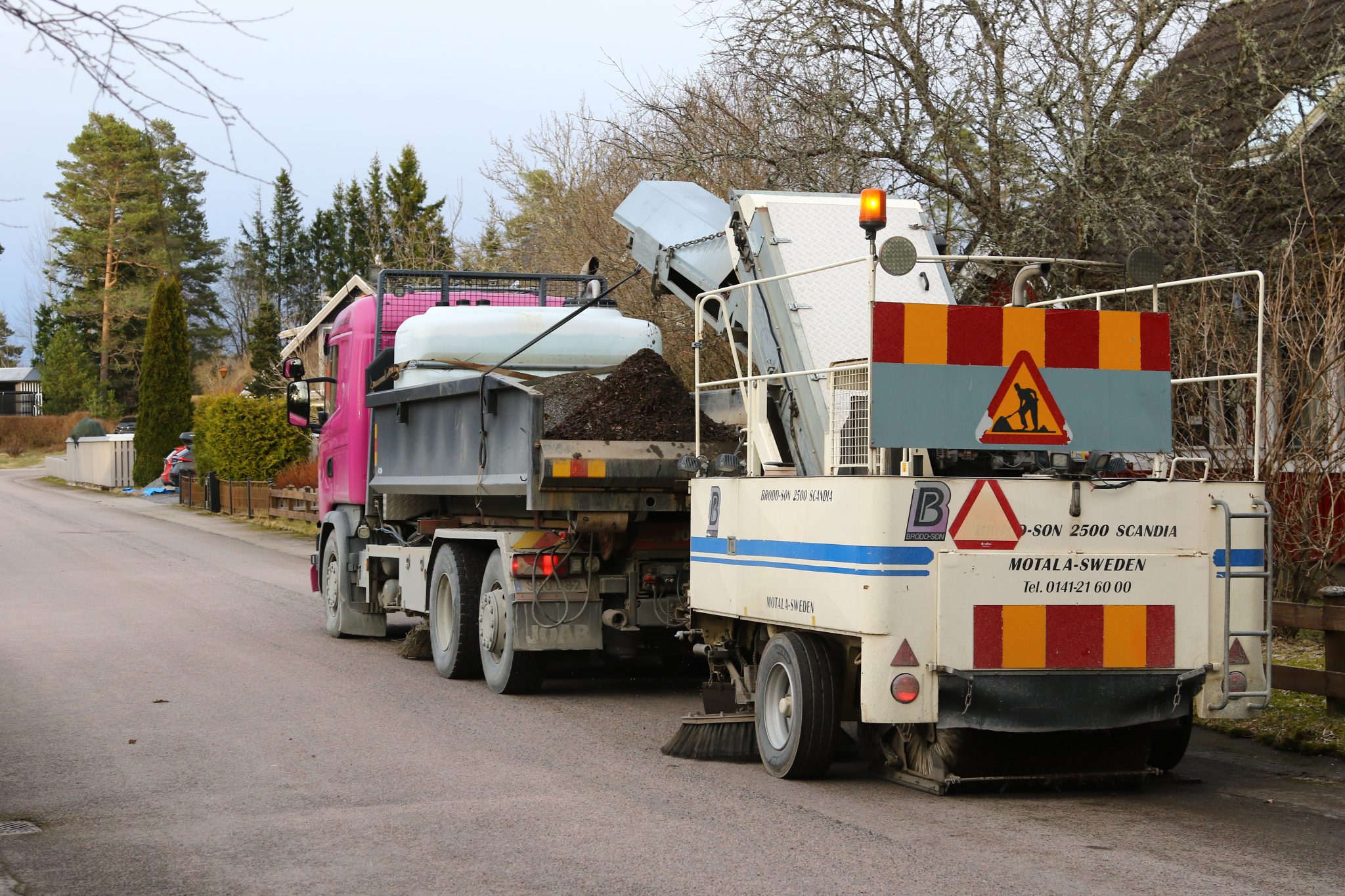 Sandupptagningen igång i Harbo!