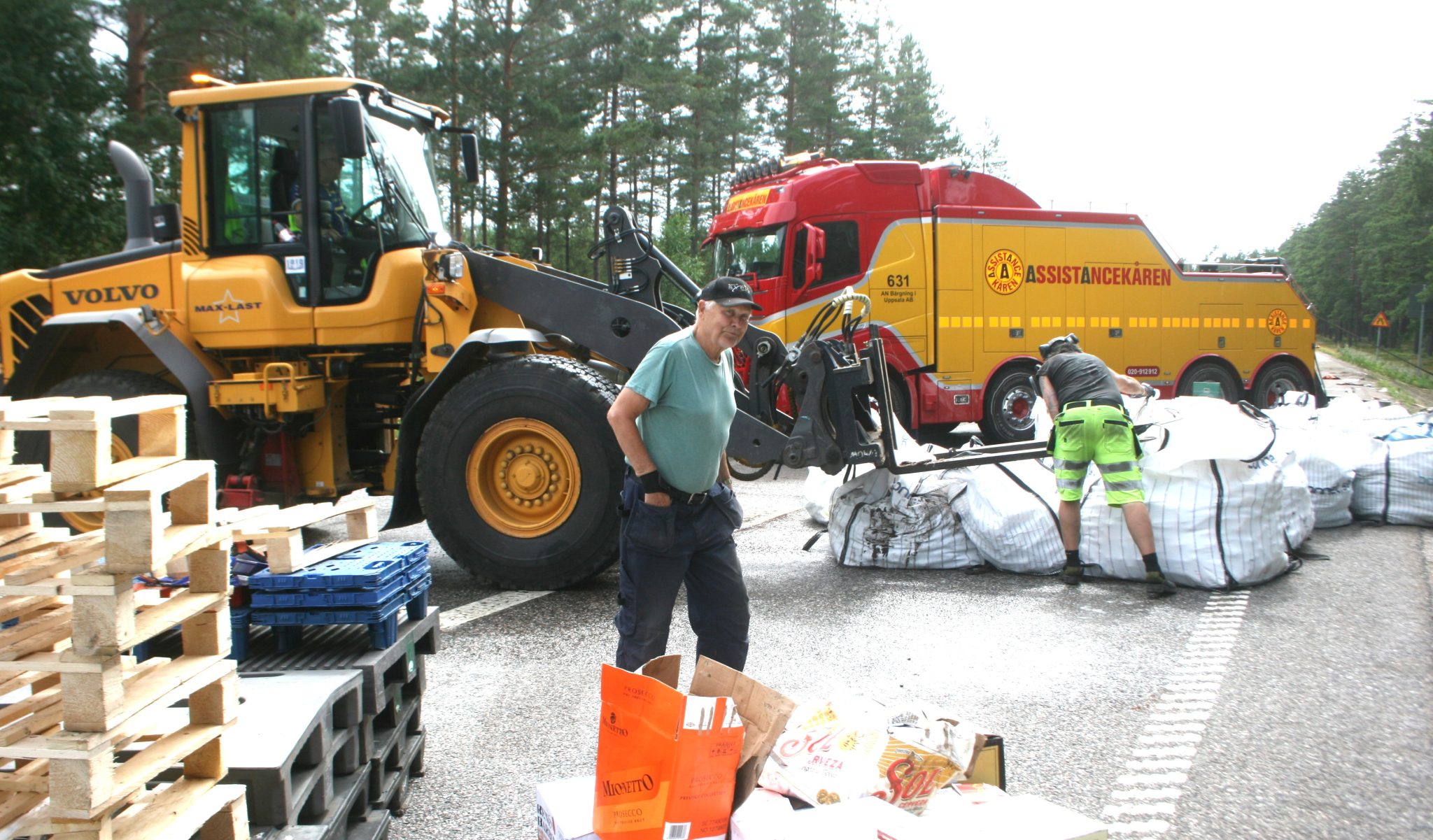 30 ton alkoholdryck bärgas!