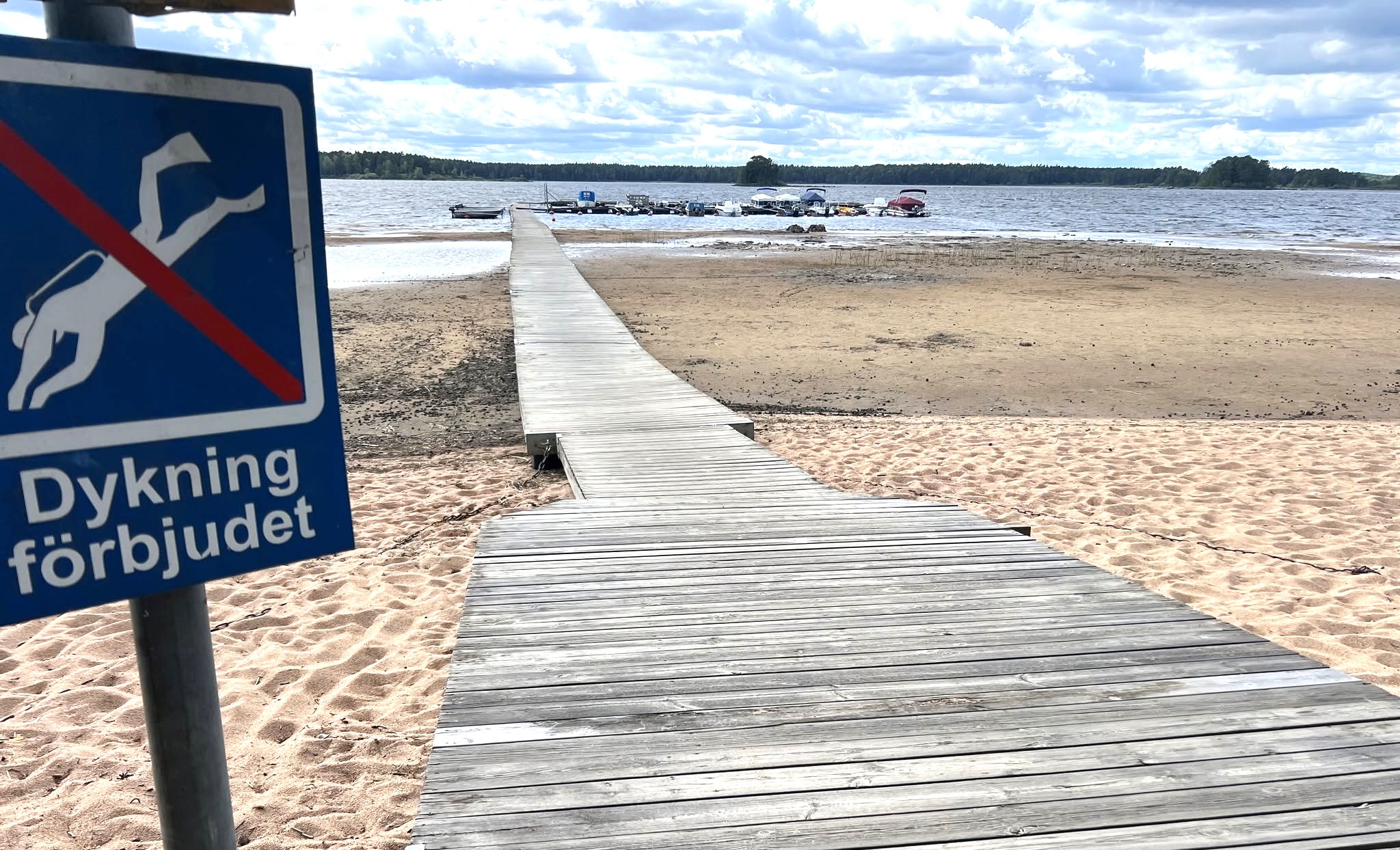 Låga vattennivåer i Dalälven